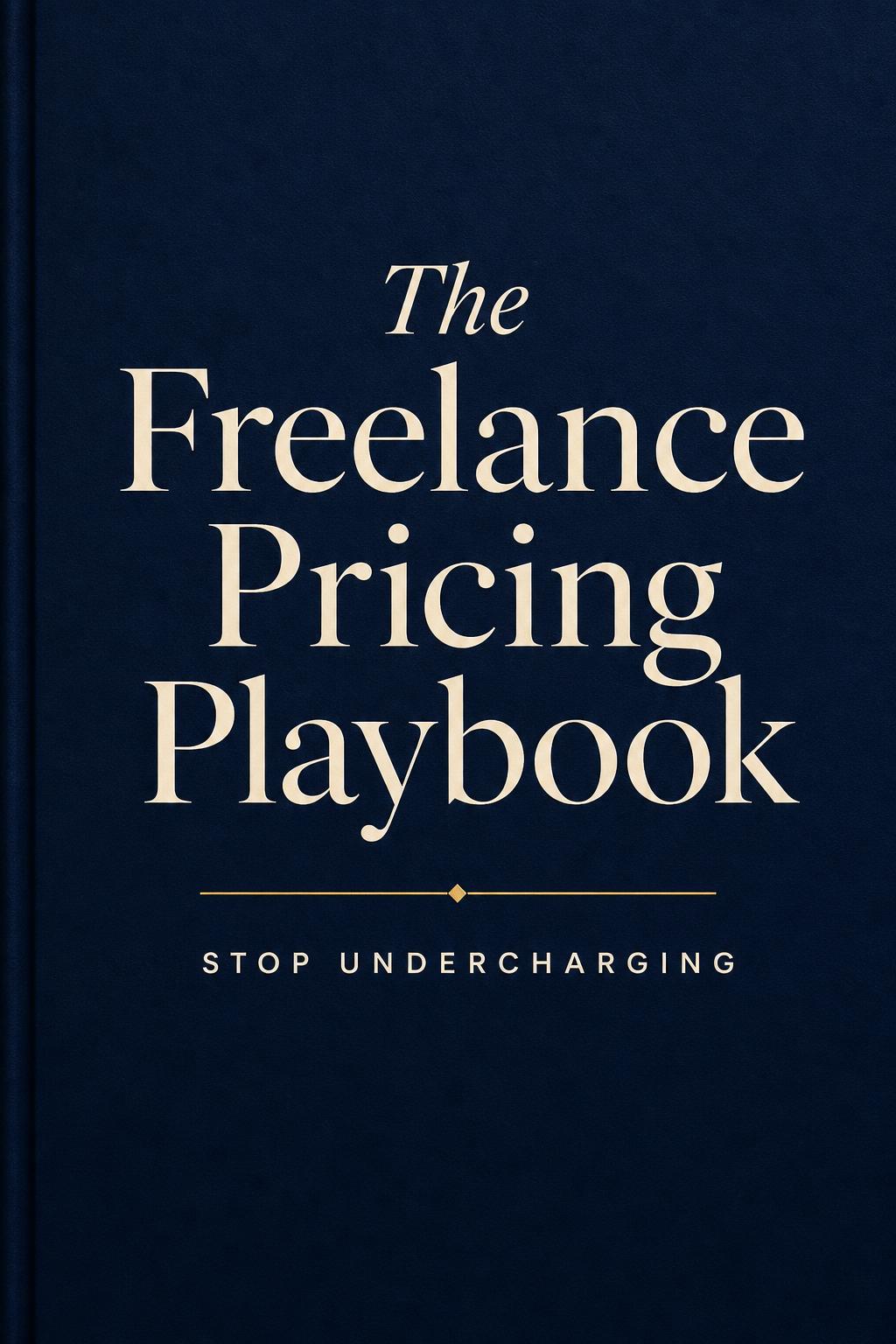 Ebook cover for freelance pricing playbook